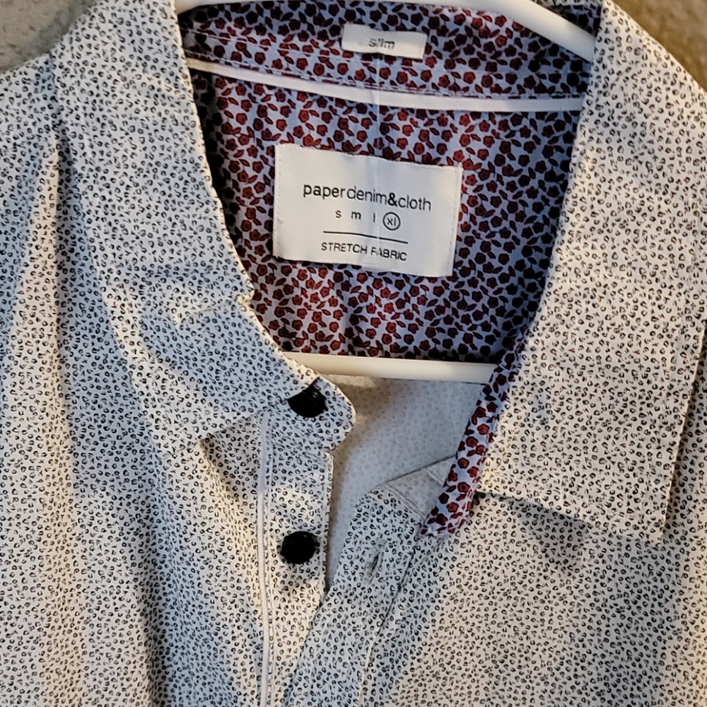 Paper denim & cloth button down short sleeve